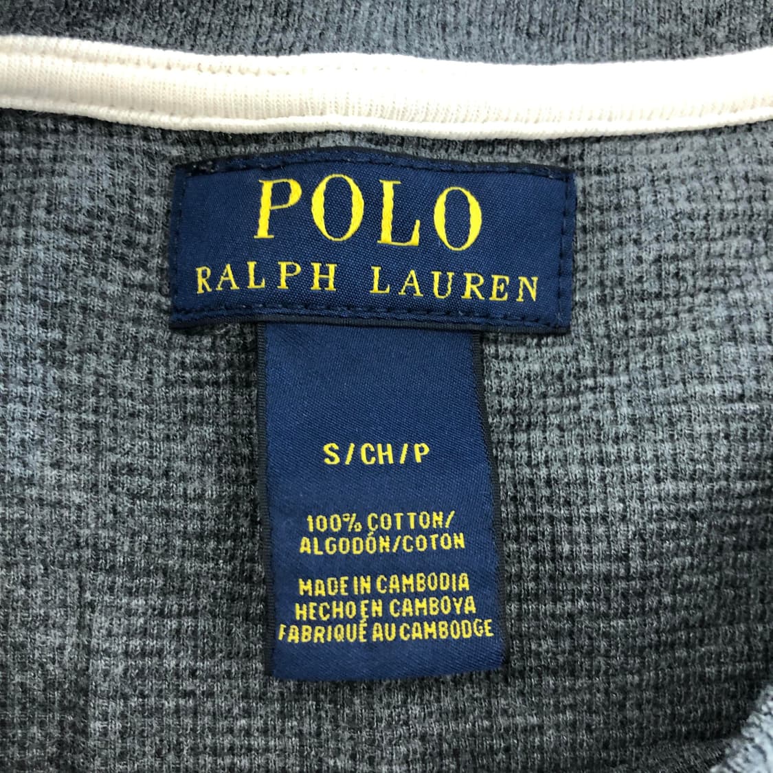 폴로 랄프로렌 화이트포니 와플슬리브 S 상품이미지5