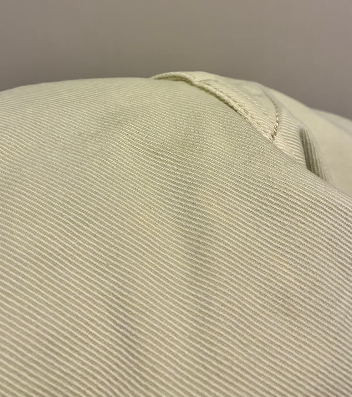 (48)LEMAIRE 르메르 에크루 스트레이트 데님팬츠 크림 상품이미지8