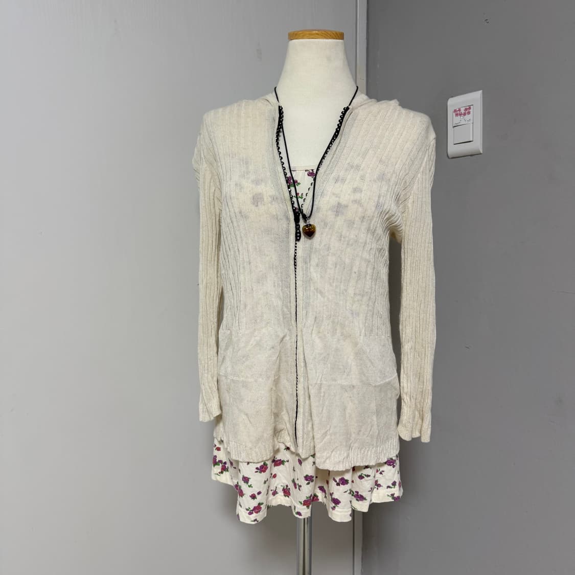 모리 아이보리 후드집업  상품이미지1