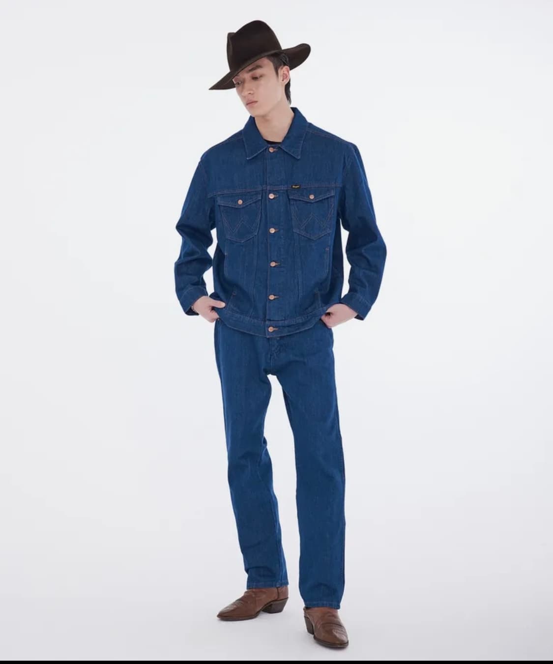 랭글러 블루 헤리티지 데님 자켓,팬츠 셋업 (미국,usa) 상품이미지1