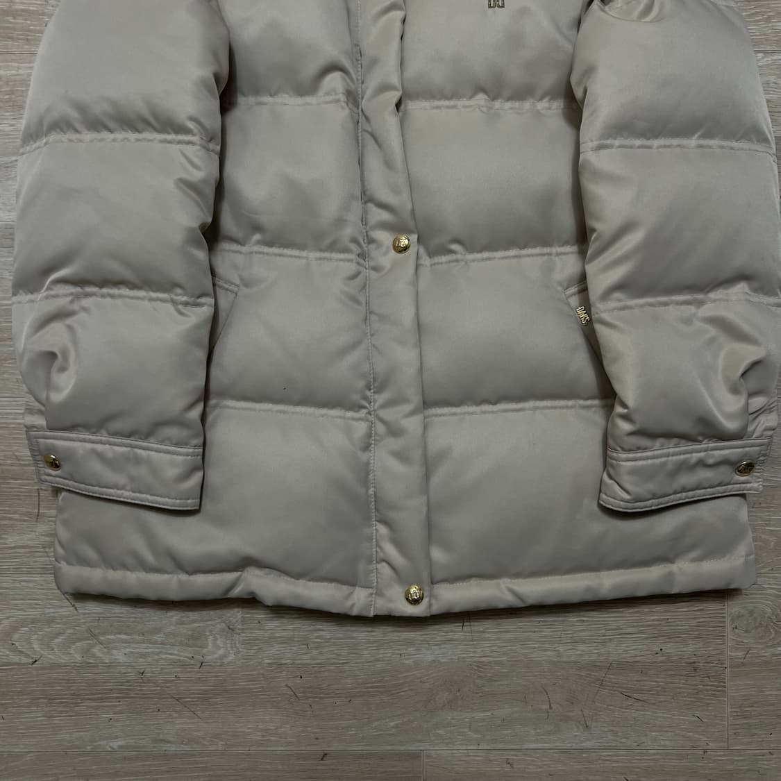 닥스 여성 프리미엄 덕다운 스탠드넥 패딩 점퍼 [베이지] L/100 상품이미지3