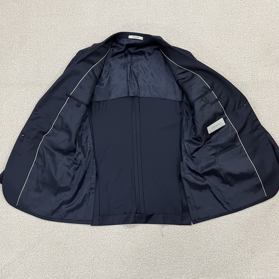 [100] 니나리치 고급라인 모 블레이저 정장 자켓 네이비 3942 상품이미지4