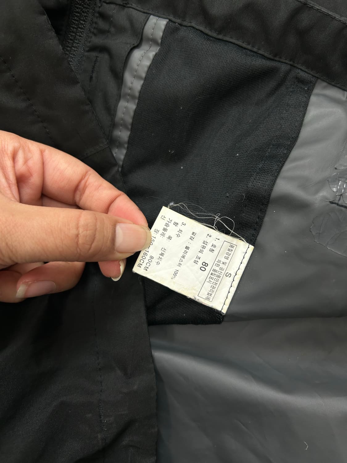 노스페이스 하이벤트 알파 블랙 바람막이 S 상품이미지8