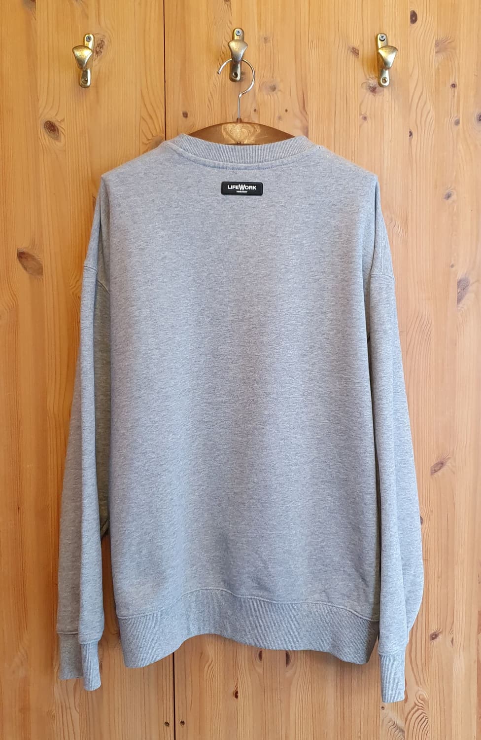 (새상품)100.라이프워크 힙독 오버사이즈 맨투맨  상품이미지2