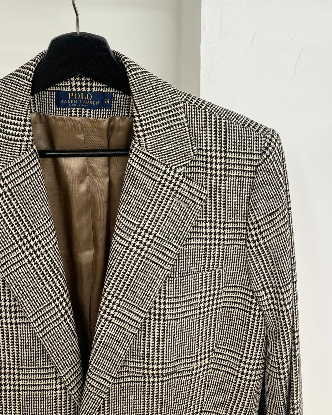 폴로 랄프로렌 브라운 하운드투스 체크 자켓 상품이미지4