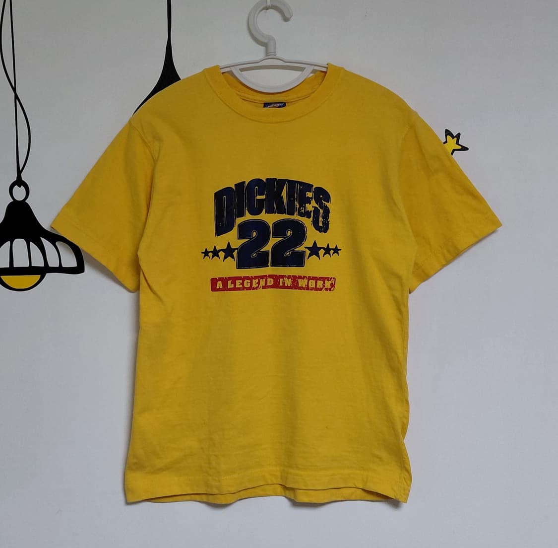 [L] Dickies 00s Y2K 올드스쿨 크랙 그래픽 반팔티 상품이미지1
