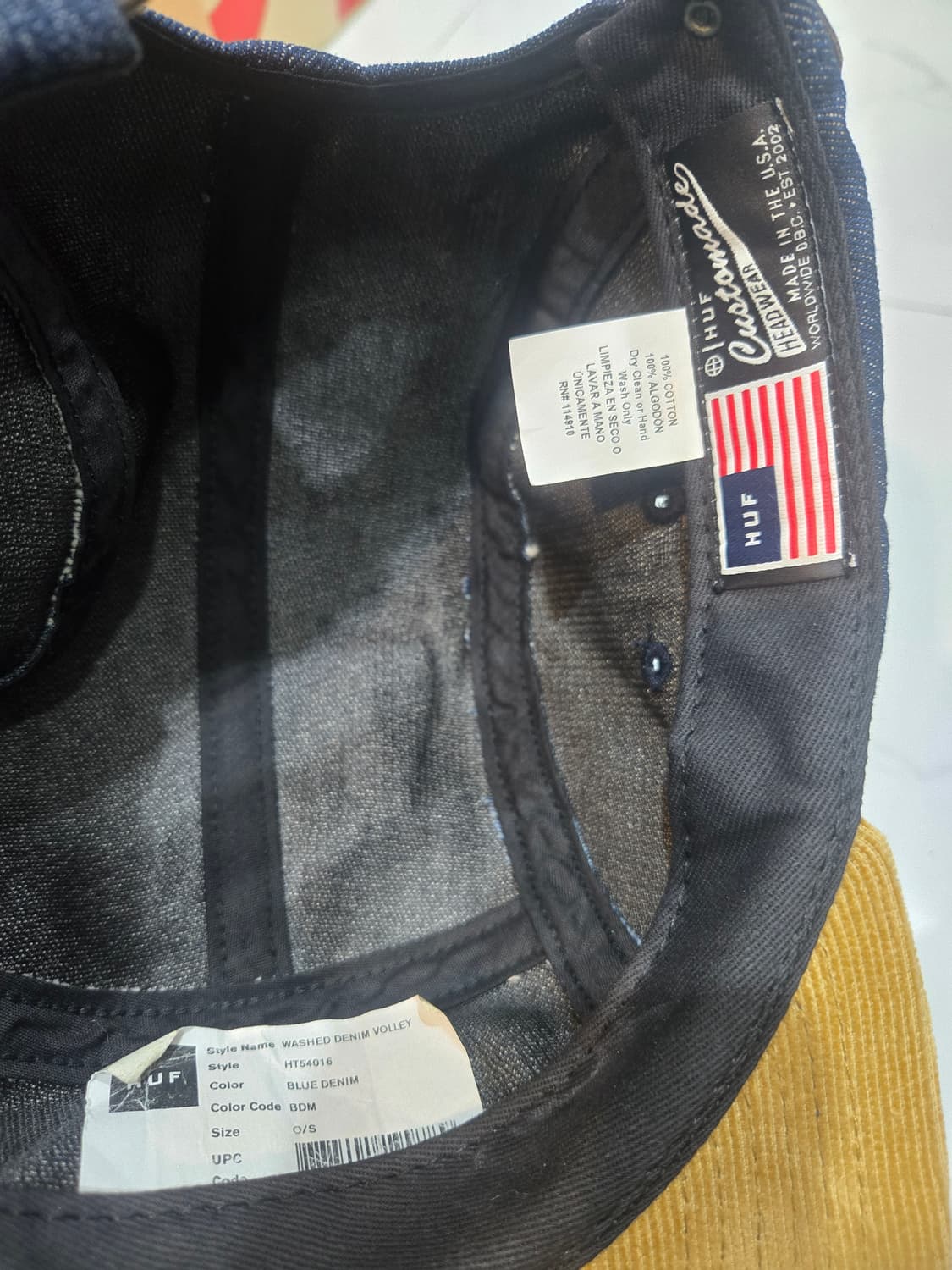 허프 데님 5패넬 모자  상품이미지3