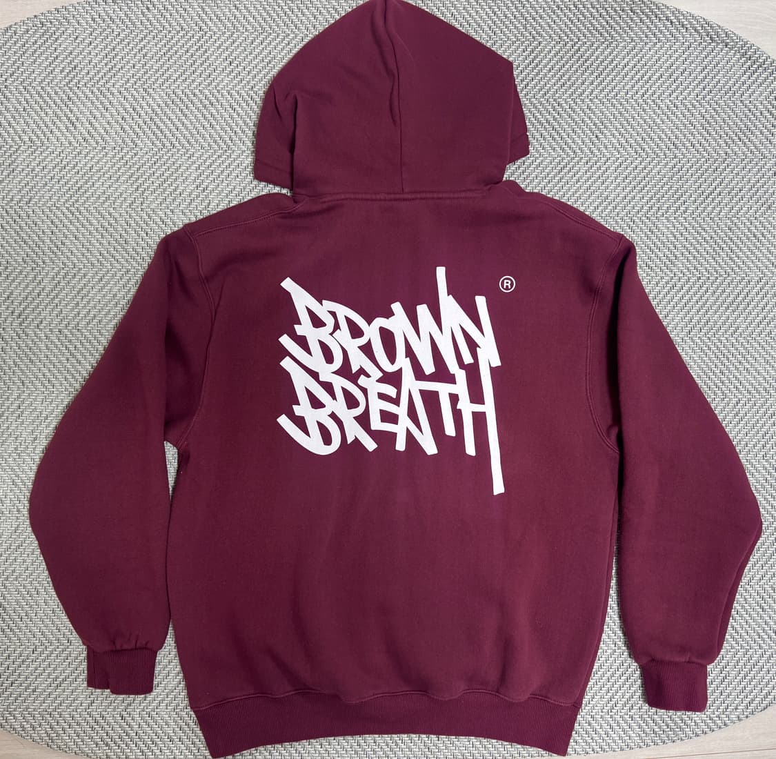 브라운브레스 버건디 후드티 상품이미지2