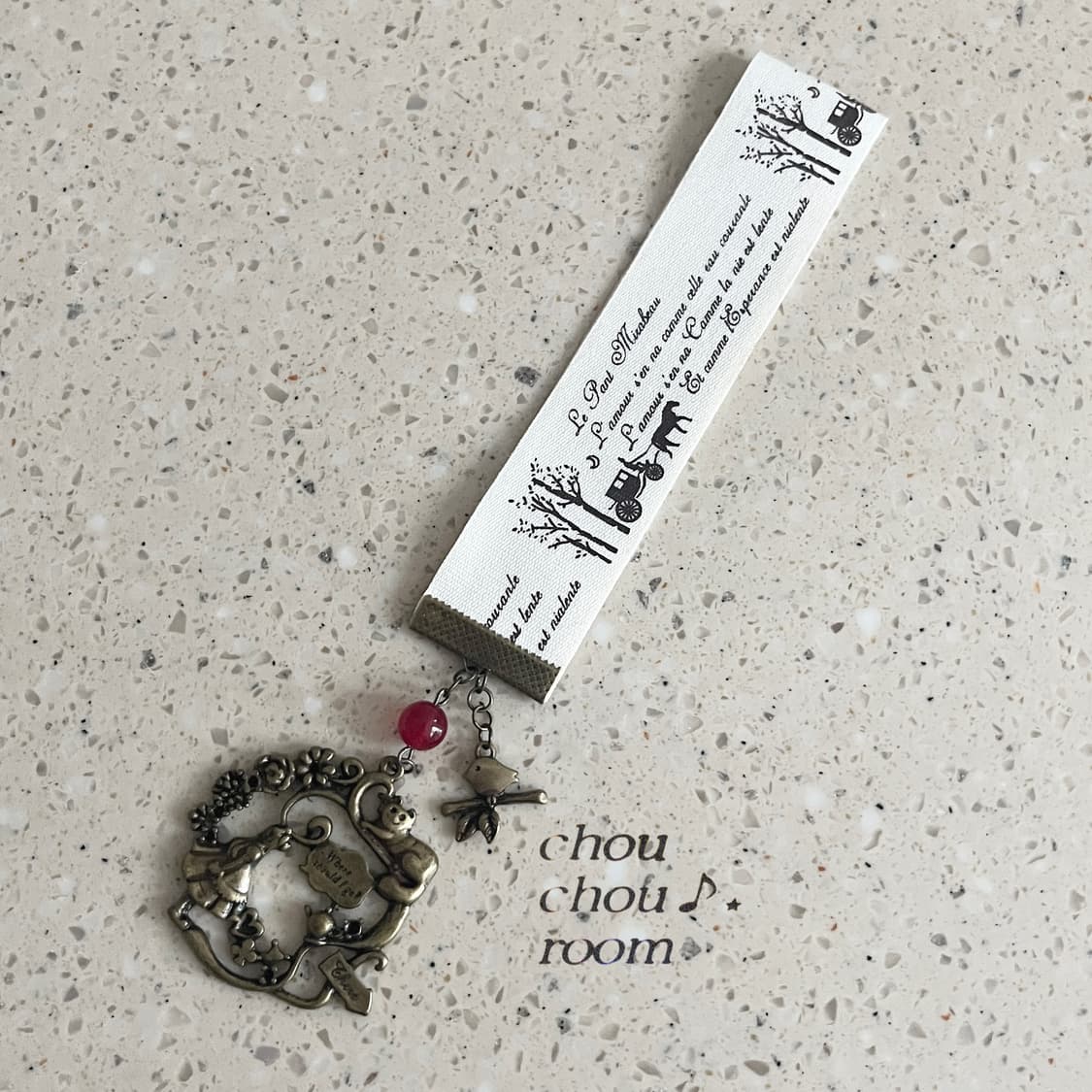 리본 펜던트 책갈피 ⊰fairytale⊱ bookmark 상품이미지3