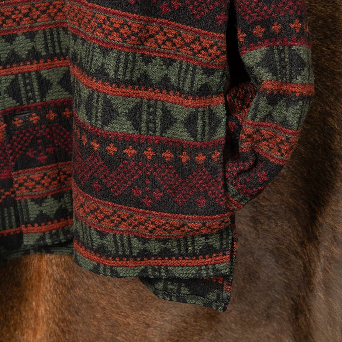 [115] 80s~ 울리치 아즈텍 / 나바호 패턴 울 자켓  상품이미지4