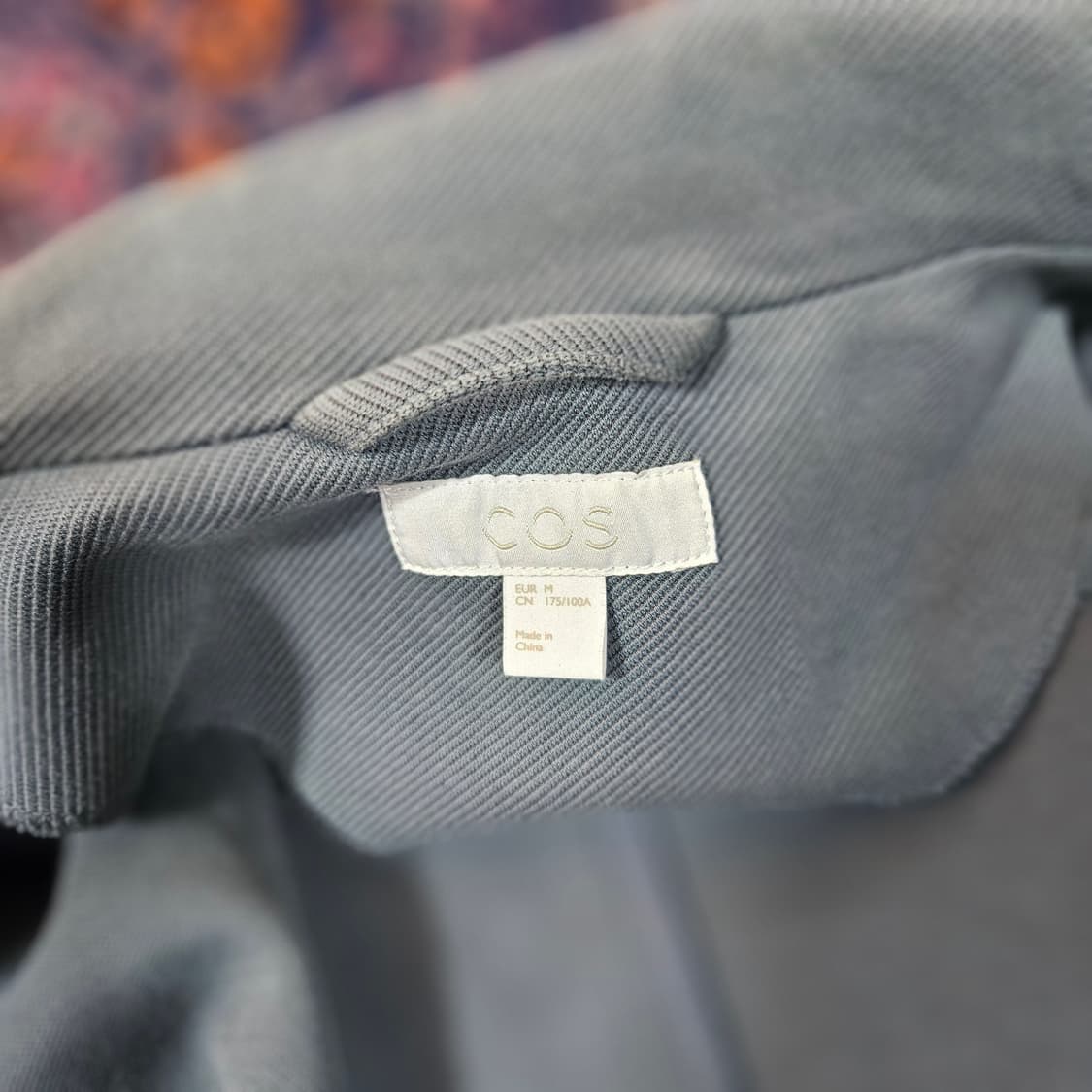 코스(COS) 코튼 트윌 미니널 카라넥 자켓 M size 상품이미지6