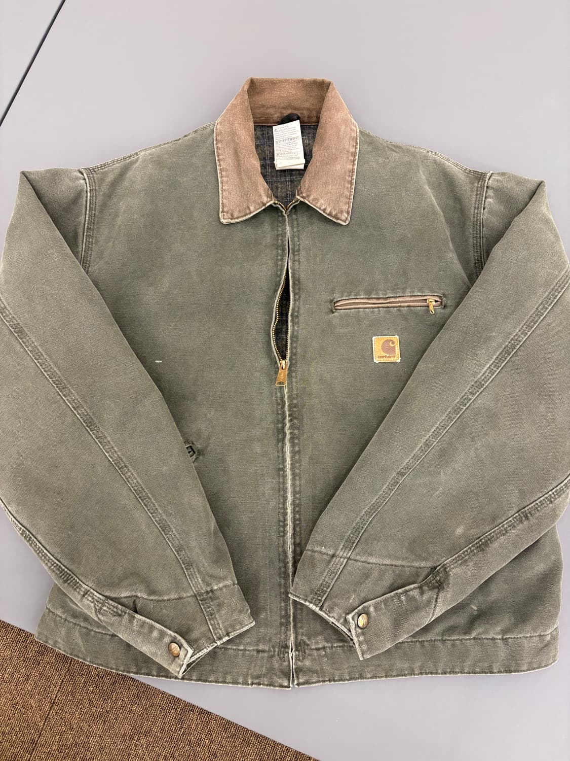 칼하트 j97 모스 그린 XL - 레귤러 상품이미지1