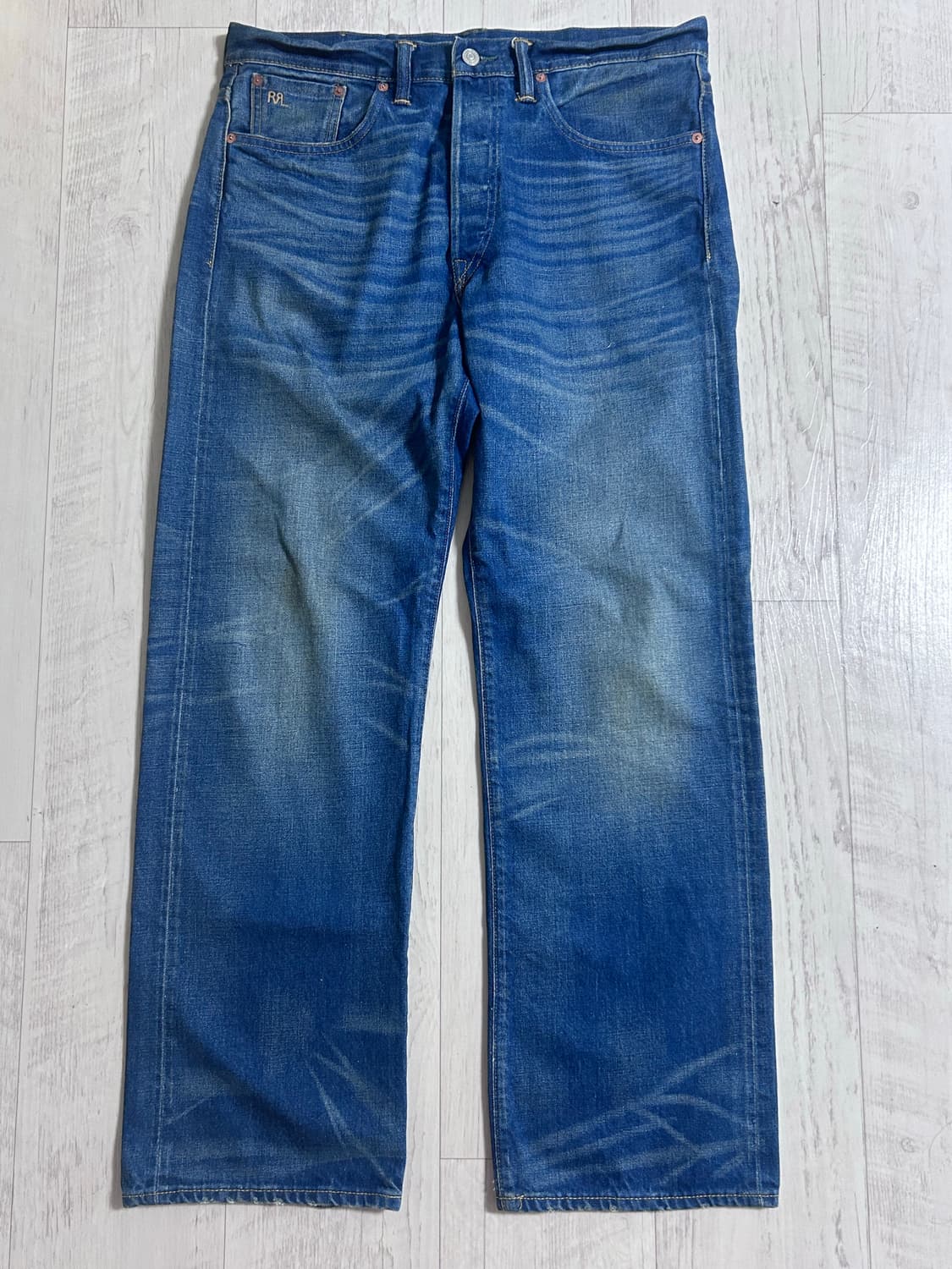 RRL 그랜드폴스 워싱 빈티지 파이브 포켓 데님 33x32 상품이미지1