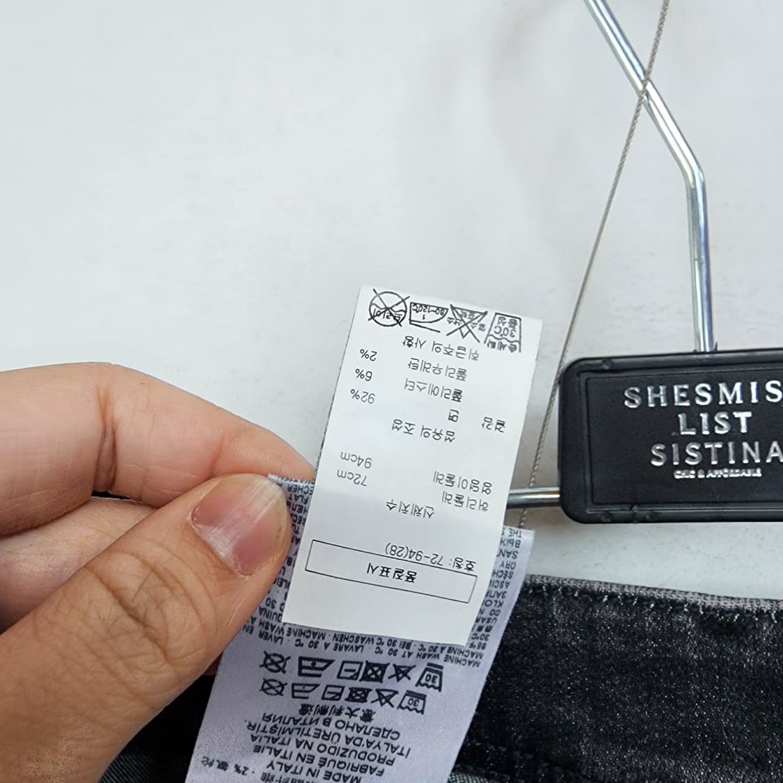 디젤 블랙 워싱 데님 청바지 상품이미지7