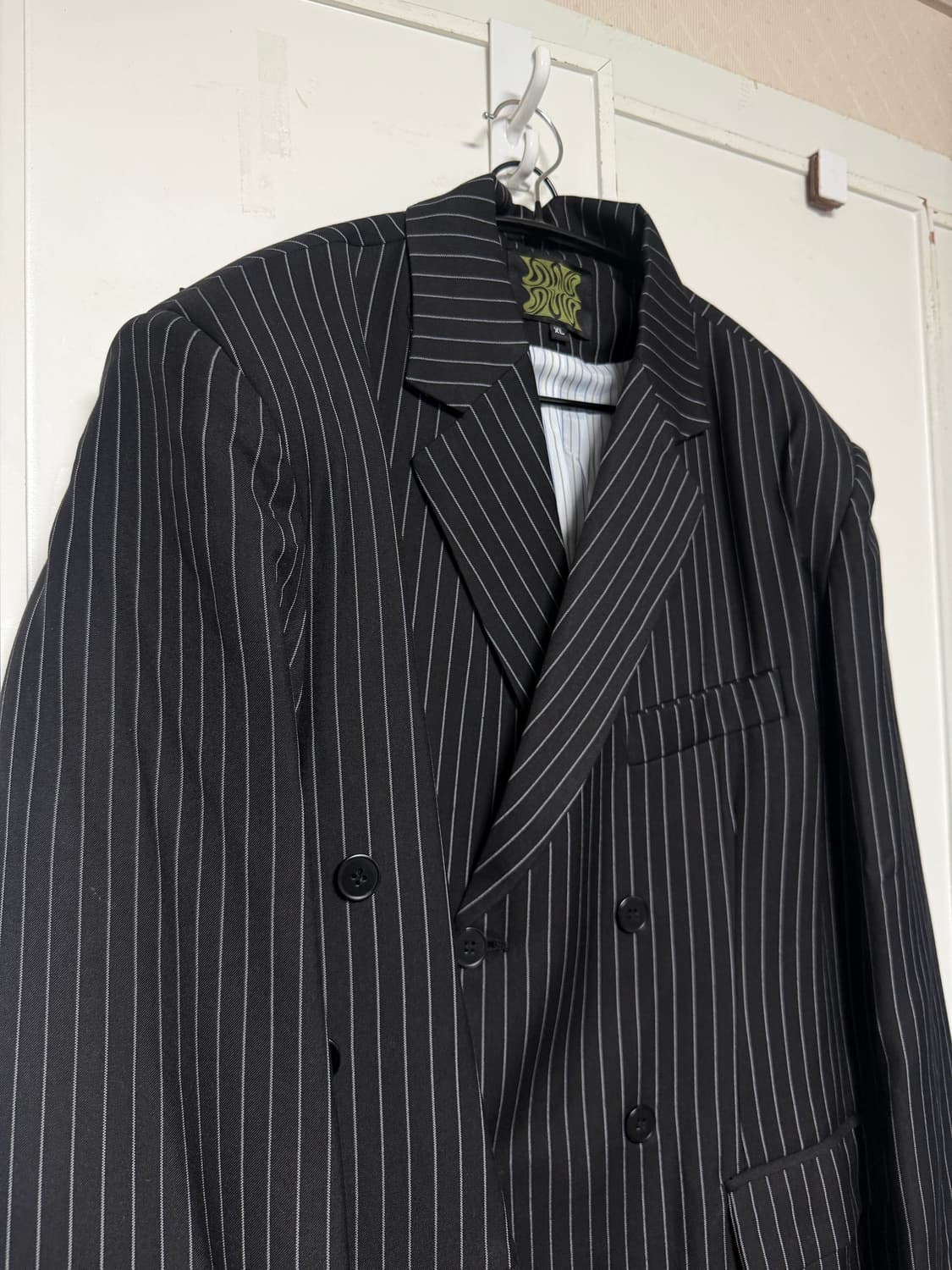 Weave studio 렉토맛 스트라이프 랩 블레이저 셋업 XL 상품이미지9