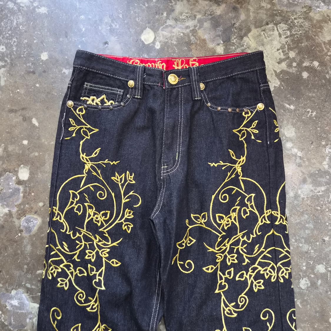 32) 크라운홀더 자수 청바지 데님팬츠 상품이미지7