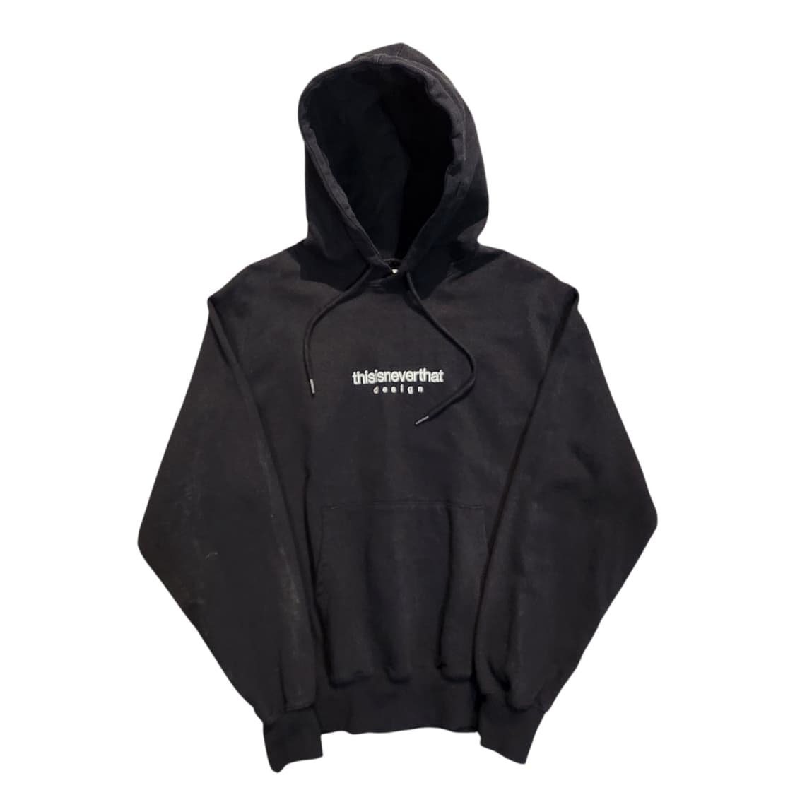 디스이즈네버댓 블랙 후드티 (S) 상품이미지1