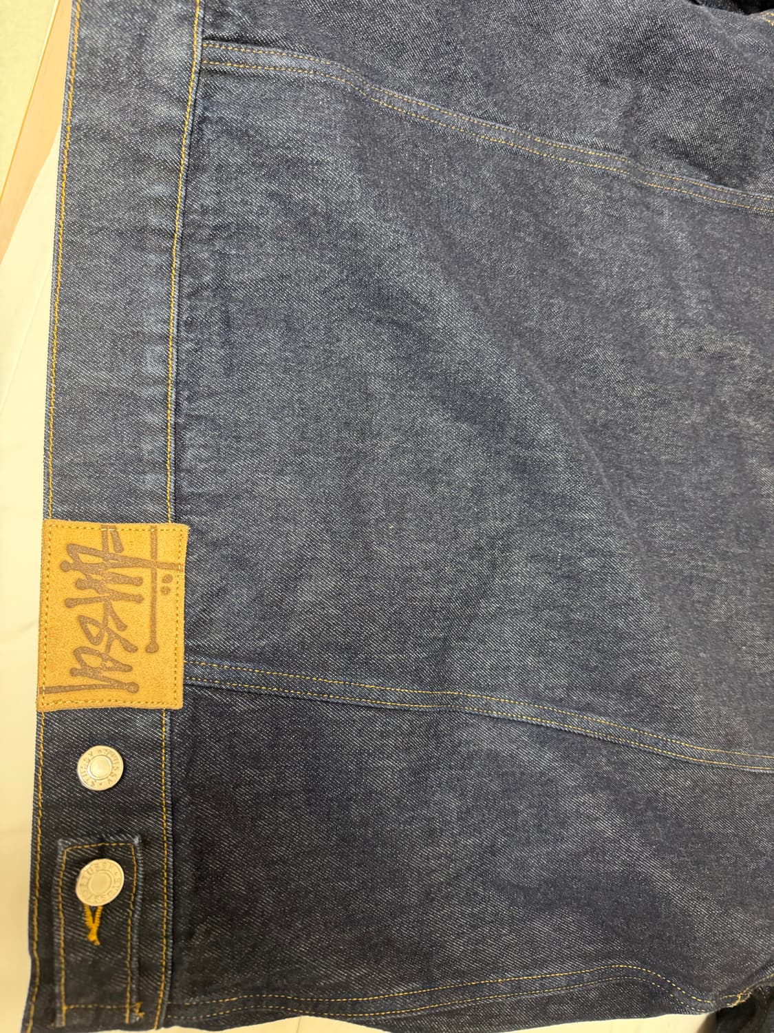 스투시 라인드 데님 트러커 자켓 린스드 인디고 상품이미지6