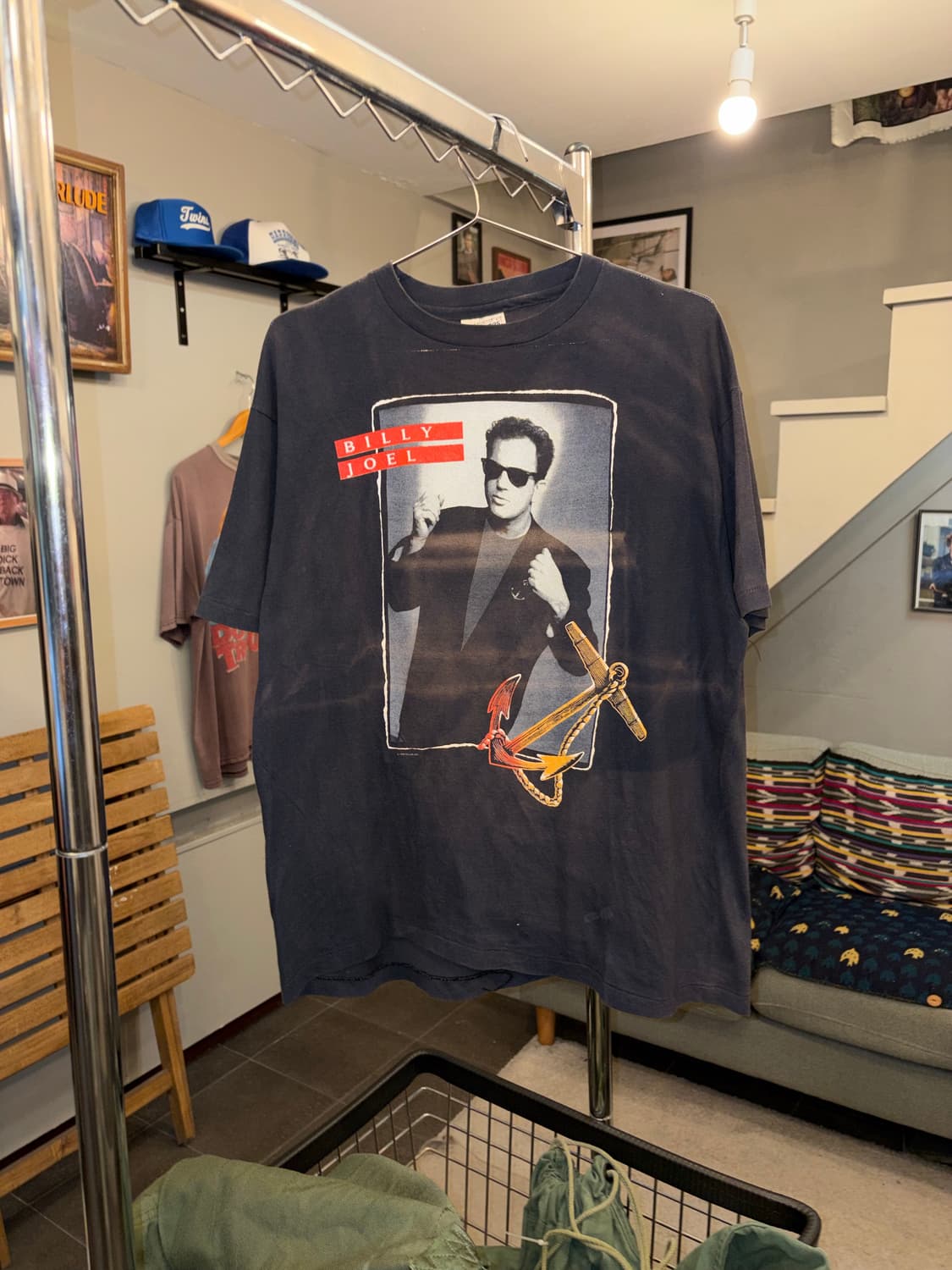 89-90 Billy Joel Storm Front tour T-sh 상품이미지8
