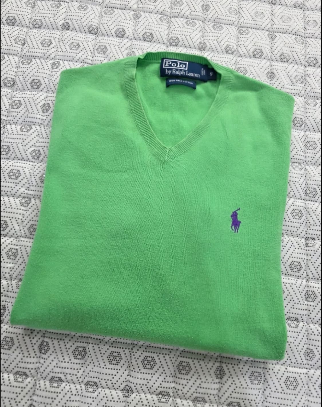 폴로 랄프로렌 V넥 피마코튼 니트 55반 상품이미지1