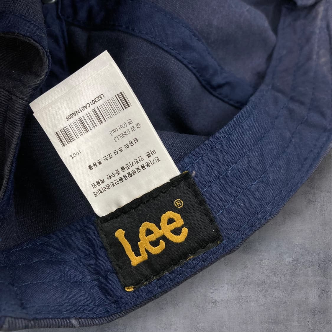 Lee 베이직 로고 네이비 볼캡 상품이미지5