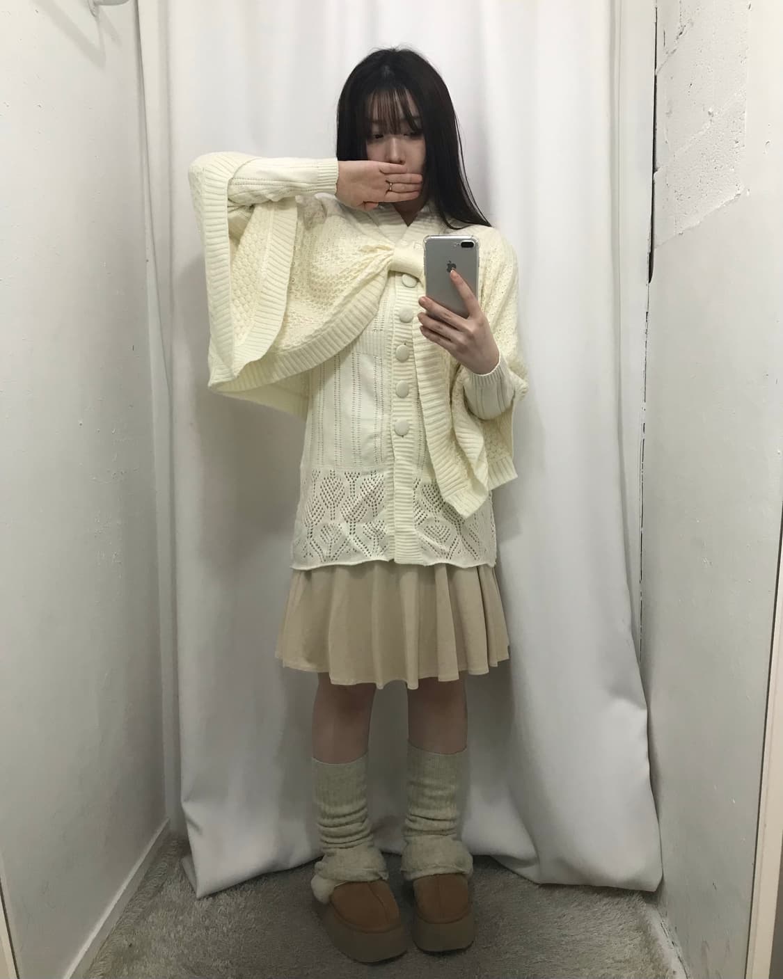 베이지 소녀 코디 세트 🤍 상품이미지3