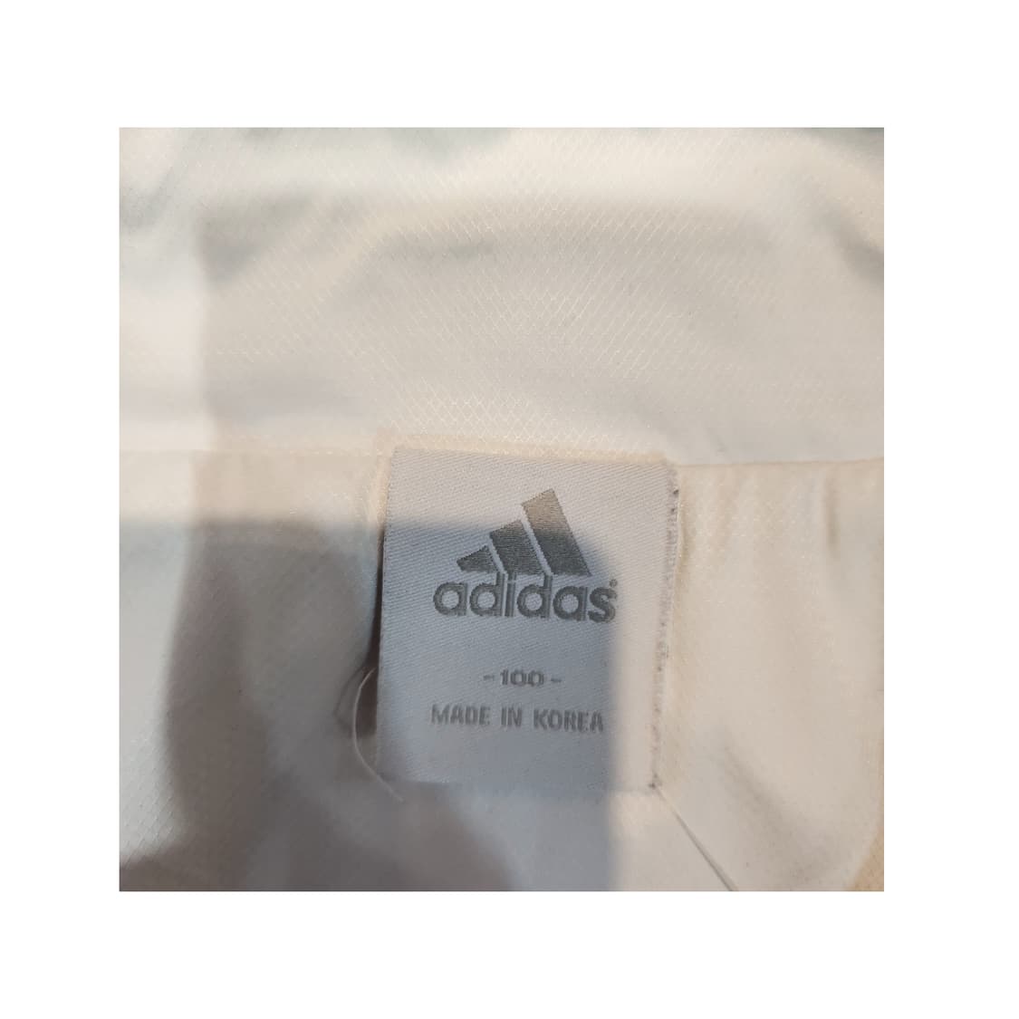 아디다스 올드스쿨 삼선 바람막이 자켓 화이트 상품이미지3