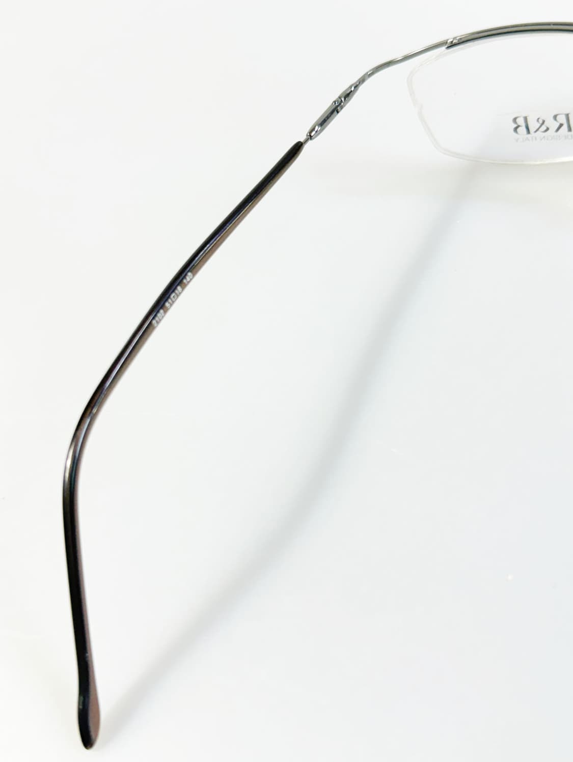 R&B EYEWEAR 건메탈 반무테 스퀘어 빈티지 안경 상품이미지7
