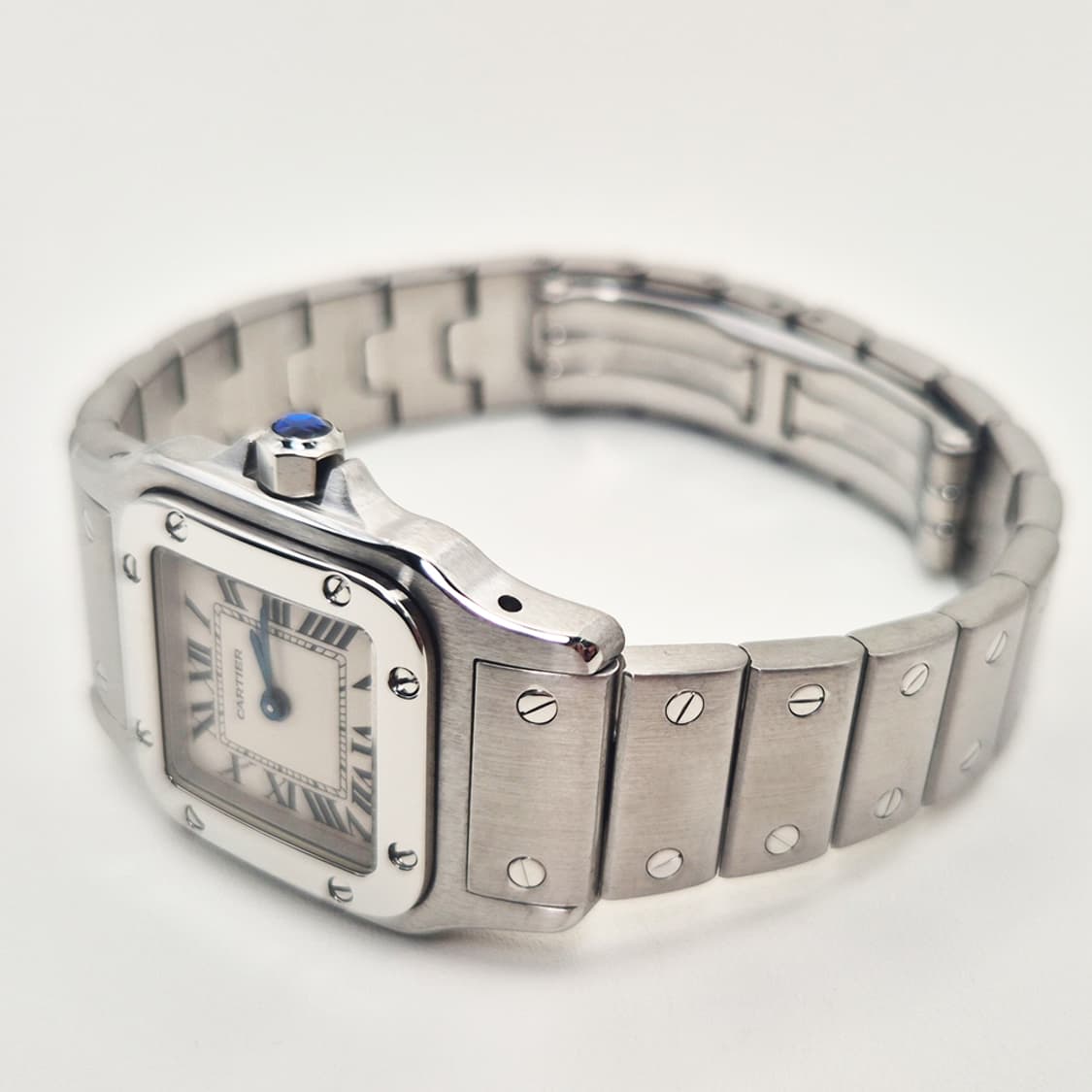 까르띠에 산토스 스틸 스몰사이즈 여성용 상품이미지4