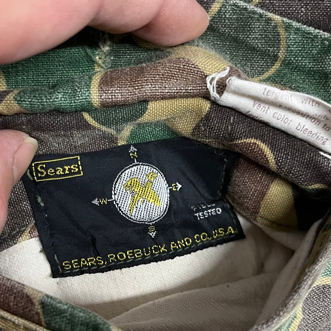 70s Sears 덕카모 헌팅 팬츠 (33“) 상품이미지6