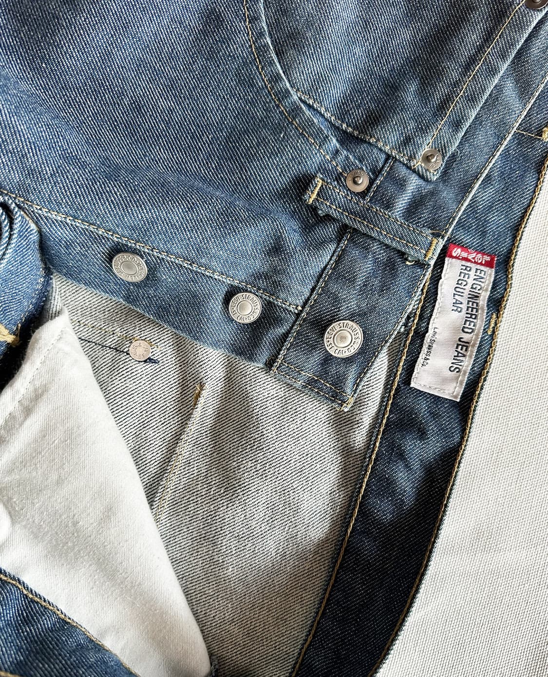 LEVI'S engineered regular blue w30 상품이미지9