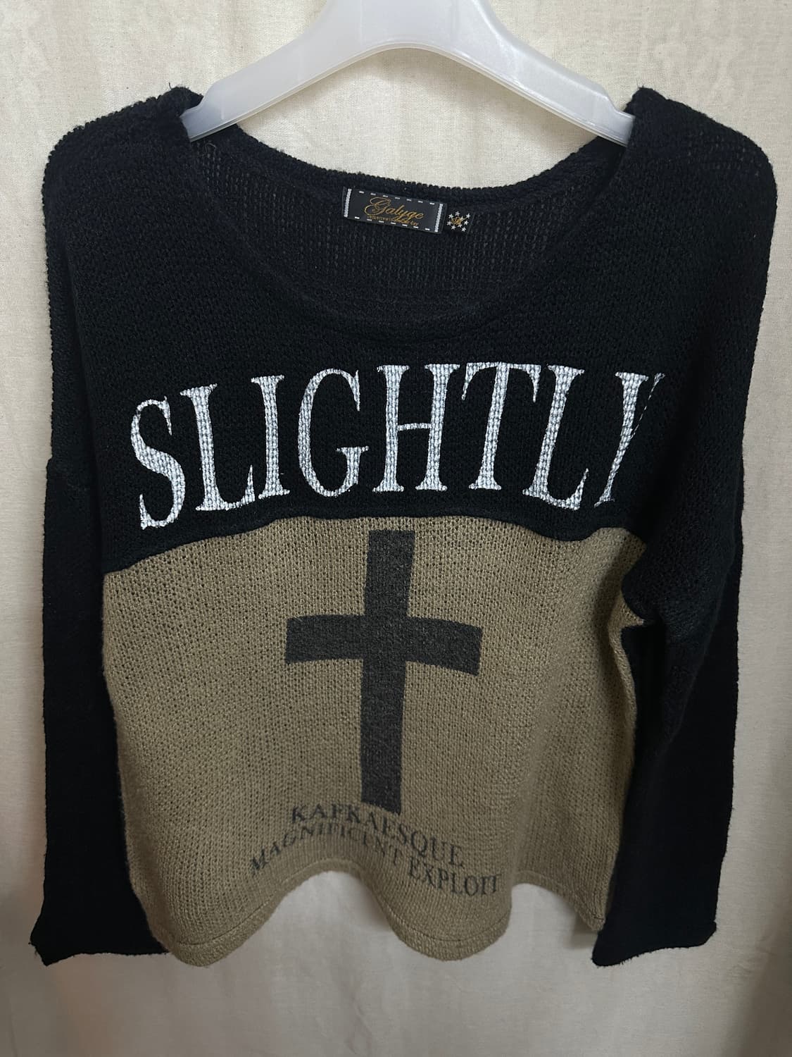 galyge printng knit tee 상품이미지7