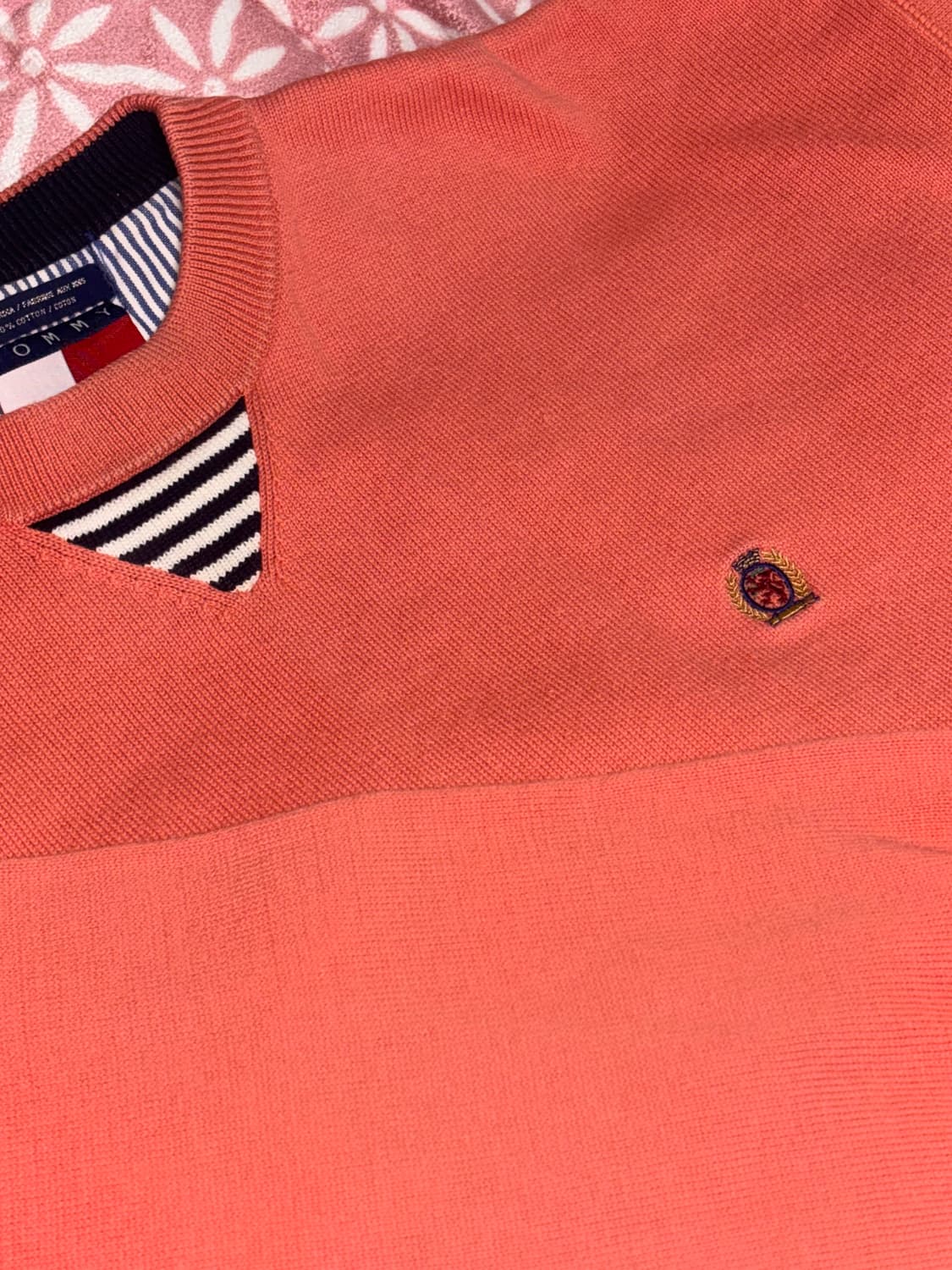 타미힐피거 코랄핑크 니트 상품이미지2