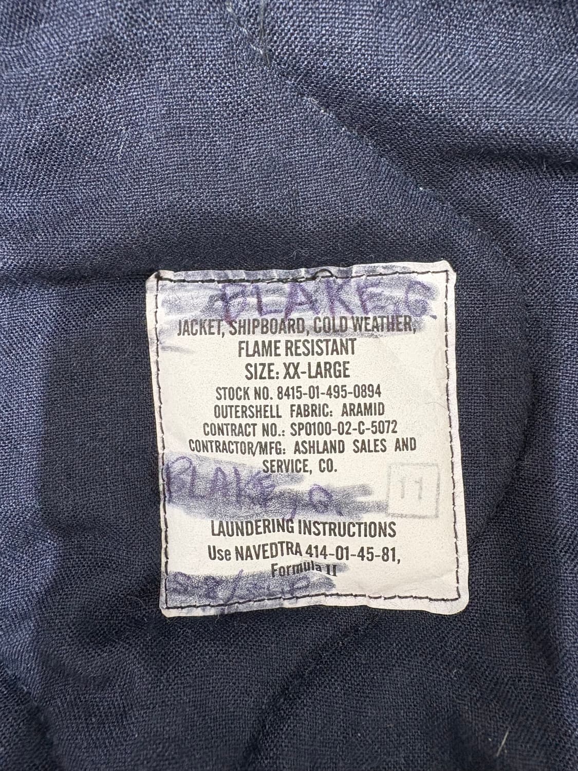 US Navy Shipboard Cold Weather Deck Jack 상품이미지4