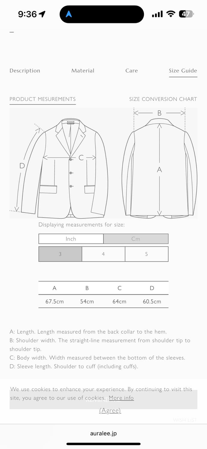 25aw Auralee 오라리 램 레더 집 블루종 lamb leather 상품이미지5