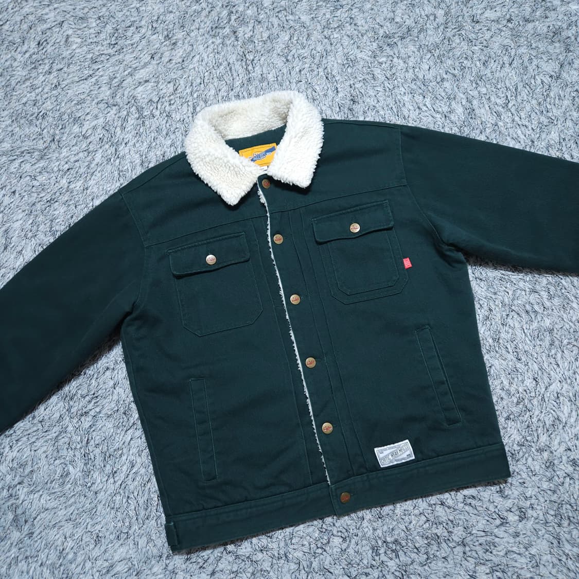 크리틱) L 남자 양털보아자켓 봄버자켓 / 왕눈이샵 상품이미지2