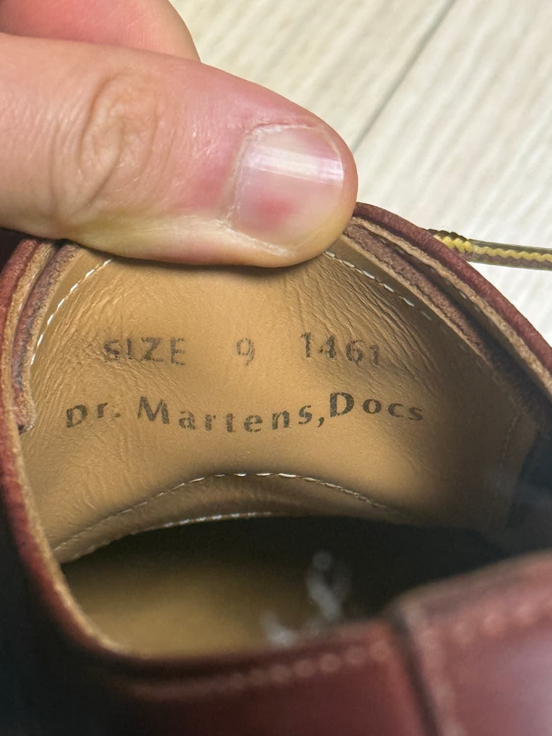 Uk9,280) 239,000원 닥터마틴 1461 mie 버건디 브라운 상품이미지6