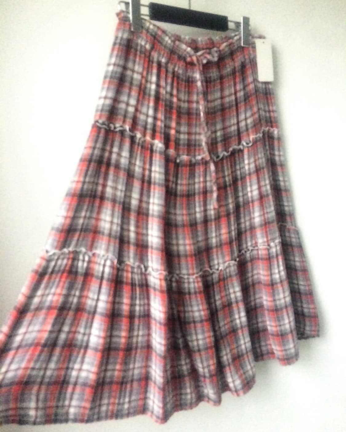Reversible check pattern skirt 상품이미지2