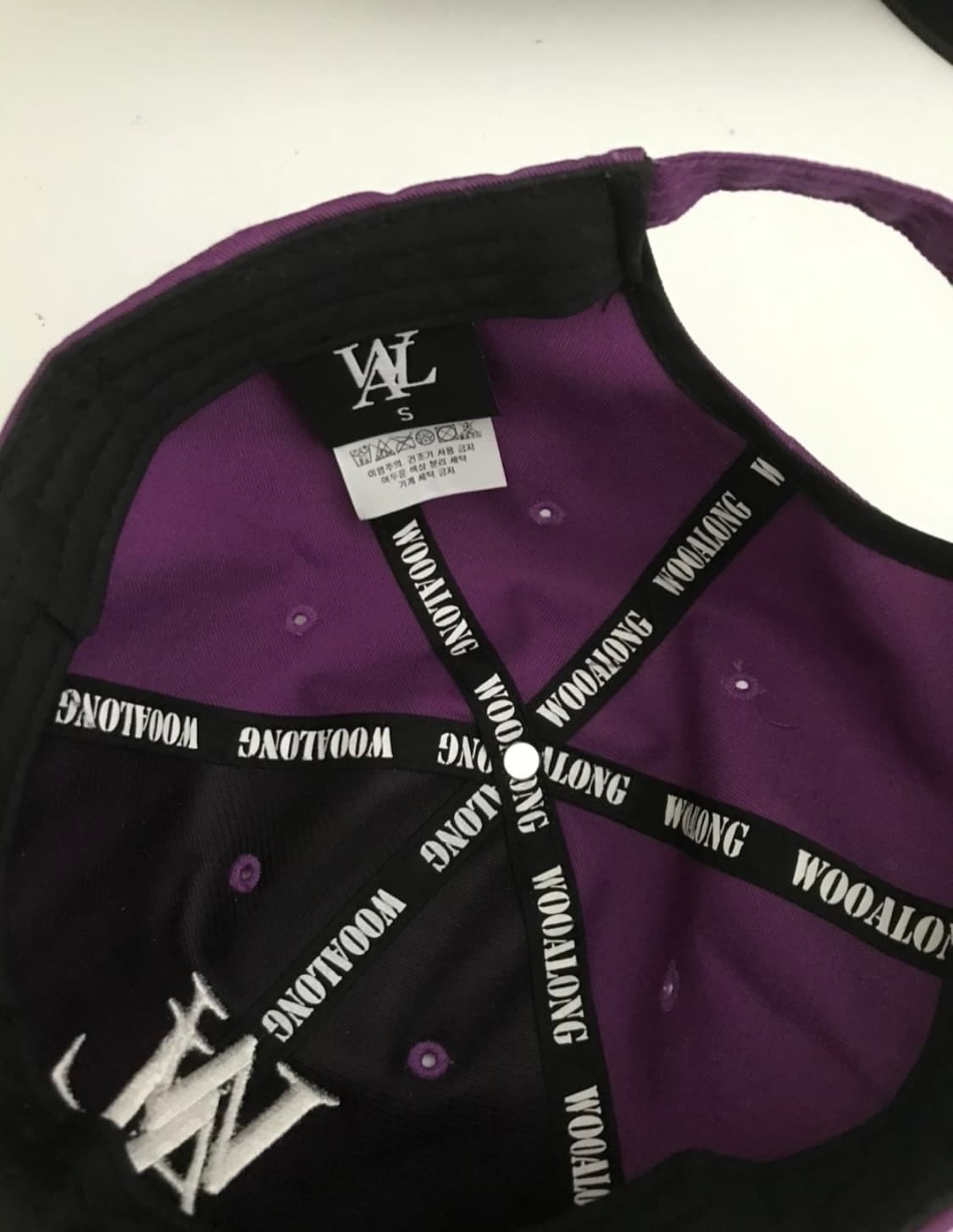 우알롱 볼캡 퍼플 s 상품이미지2