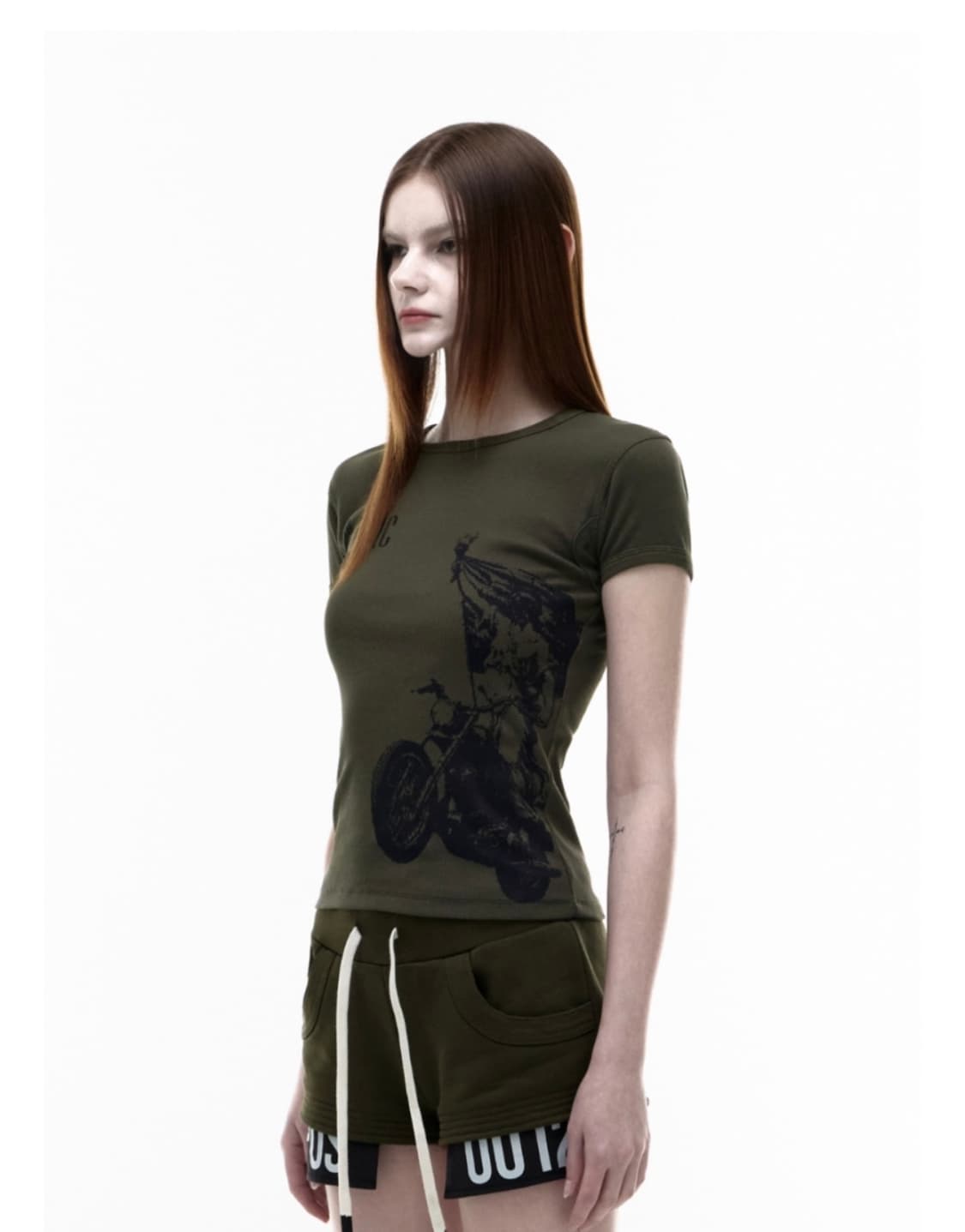 OPUS 0012 Op. 07 VANGUARD SLIM TOP 카키 상품이미지1