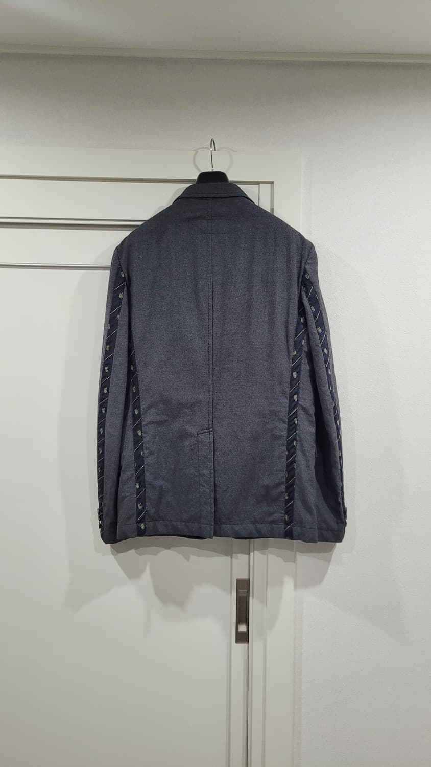 꼼데가르송 옴므 레지멘탈 넥타이 블레이져 차콜 L 상품이미지2