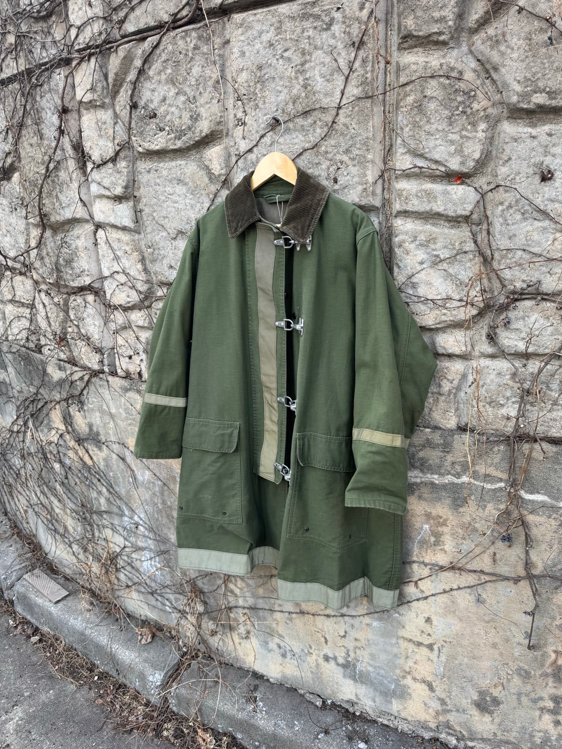 60s 미군 오리지널 베트남전 파이어맨 코트 자켓 상품이미지3