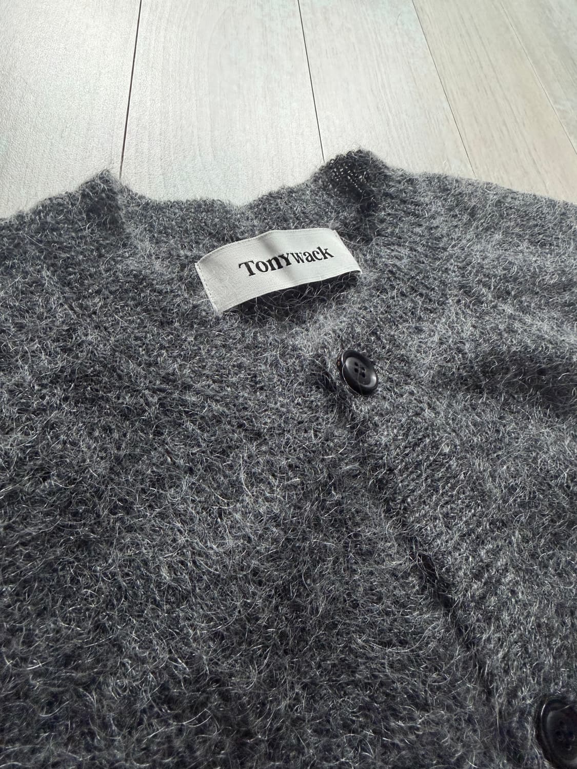 토니웩 울 모헤어 가디건 새상품 판매합니다 상품이미지2