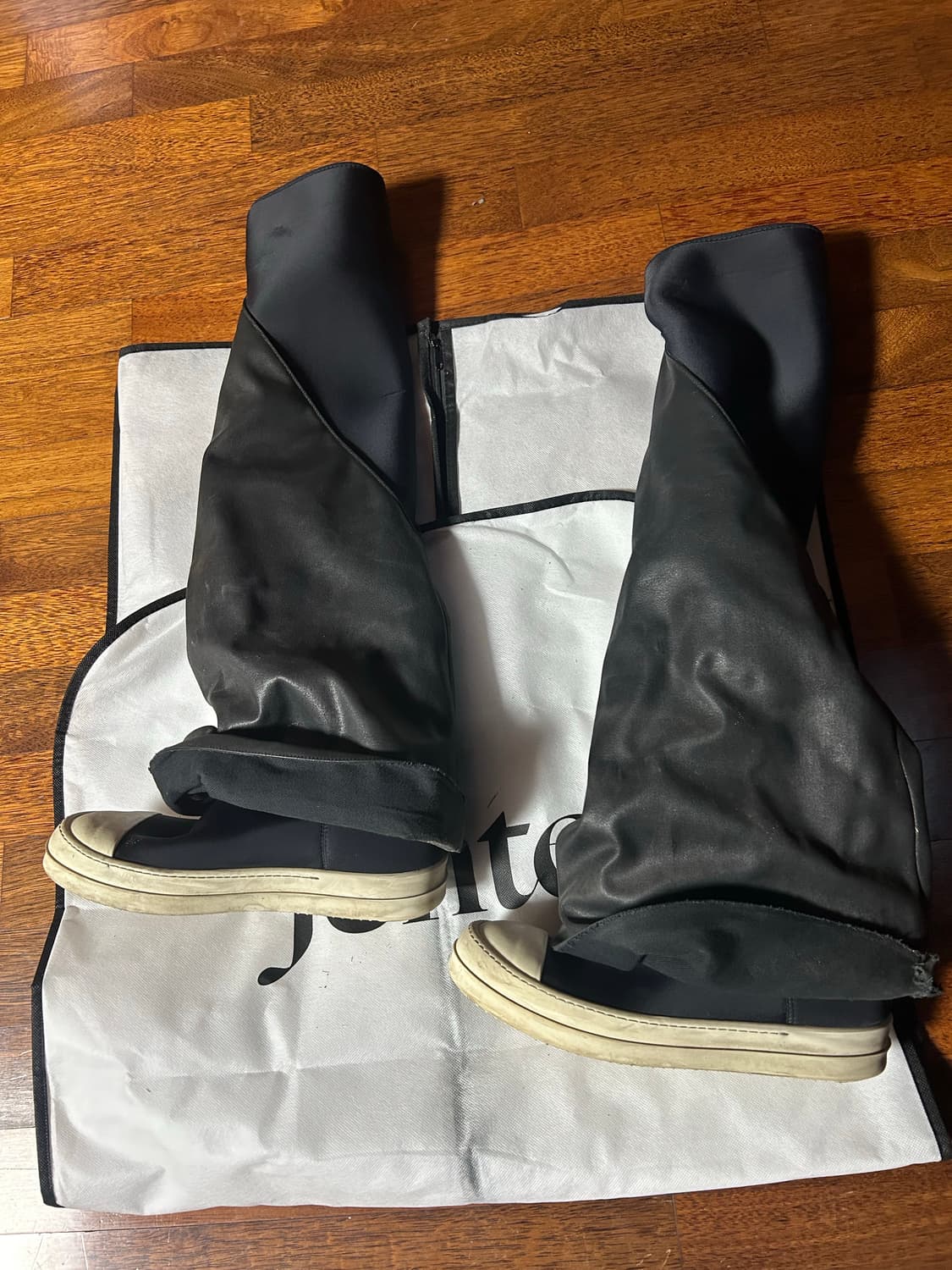 릭오웬스 다크쉐도우 롱라몬즈 부츠 42사이즈 상품이미지1