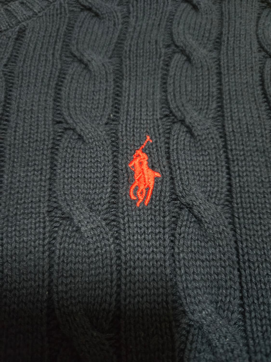 폴로 랄프로렌 정품 남성 코튼 케이블 니트 상품이미지4