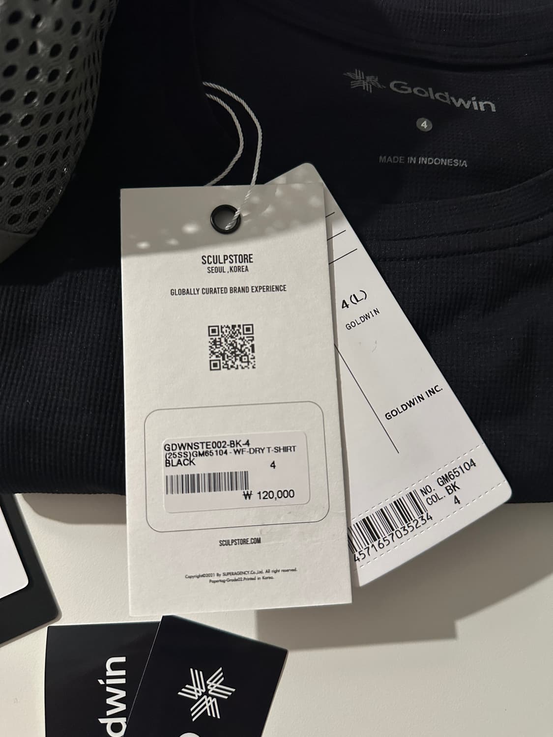 goldwin jet mesh cap&wf-dry t-shirt 일괄 상품이미지3