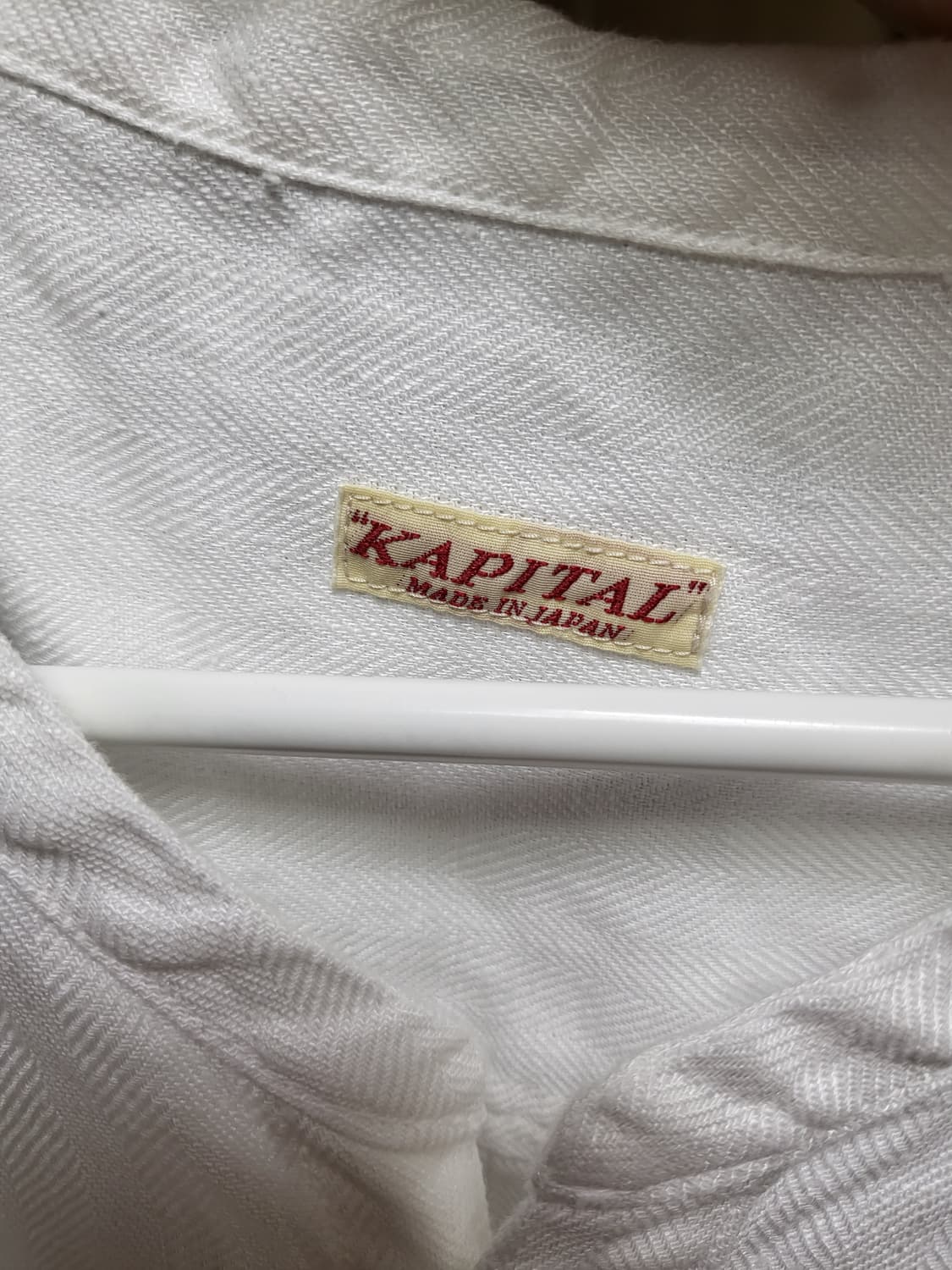 3사이즈 캐피탈 KAPITAL 거즈 린넨 헤링본 스탠드 페니 셔츠 상품이미지3