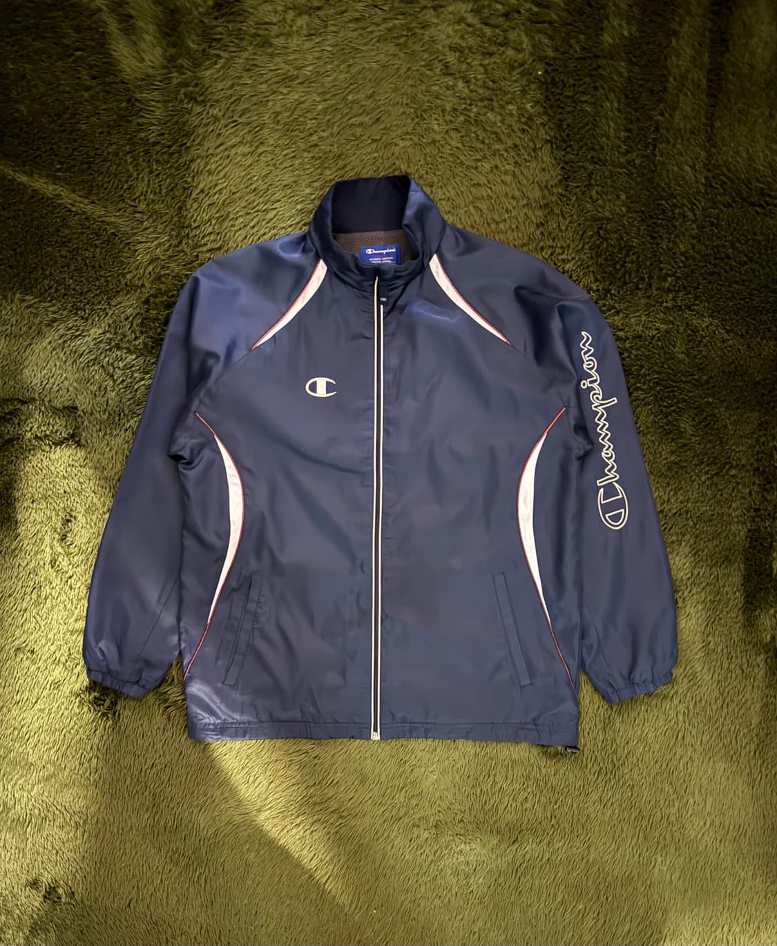 [L] 챔피온 재팬 엠브로이더리 로고 트랙 자켓 네이비 상품이미지1