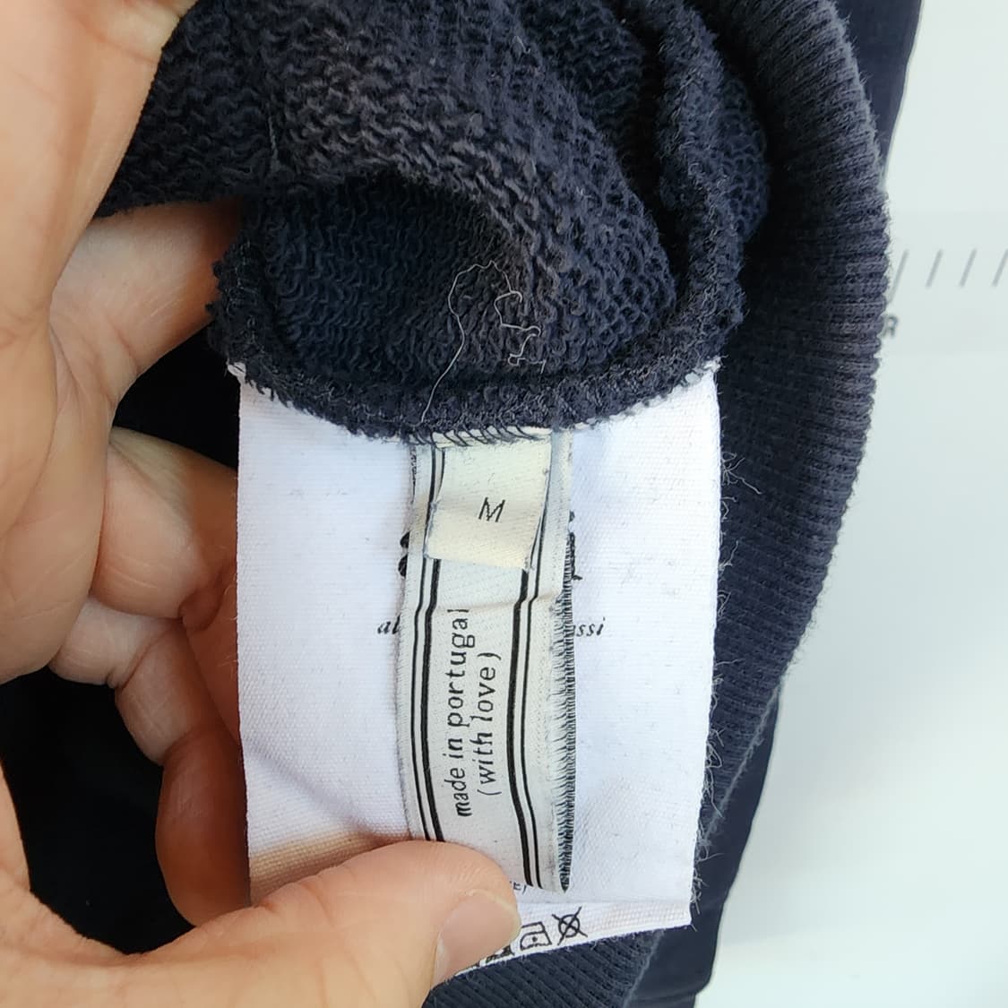 아미 하프집업 네이비 맨투맨 상품이미지6