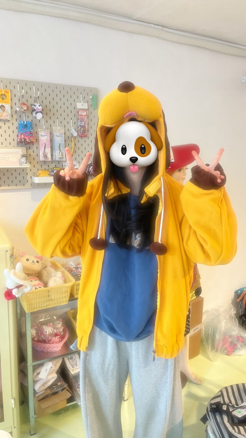 강아지가 되는 후드 집업 🐶 상품이미지2